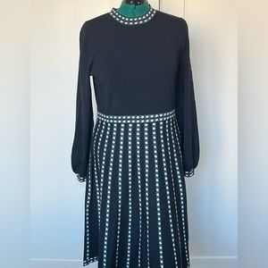 BODEN knitted dress with mock neck, size 20-22 regular. NEW with tags.